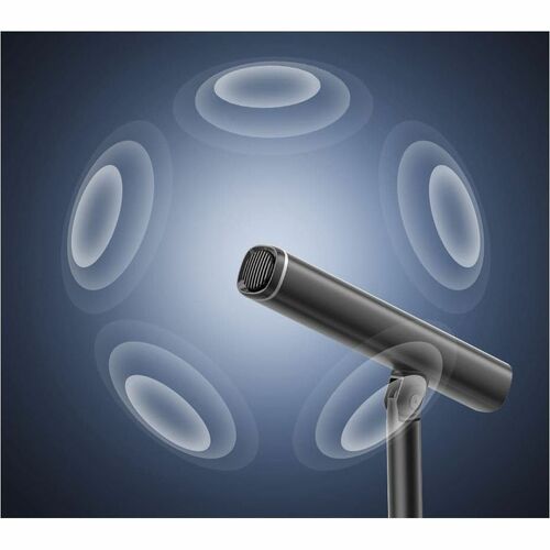Vention Wired Microphone for Gaming, Voice, Live Streaming, E-learning - Black - 2 m - 20 Hz to 20 kHz -36 dB - Omni-direc