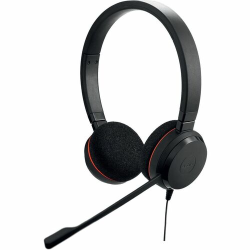 Jabra EVOLVE 20 Wired Over-the-head Stereo Headset - Binaural - Supra-aural - Noise Cancelling Microphone - Noise Cancelin