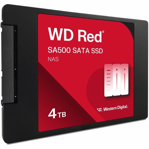 WD Red Solid State-Laufwerk - 2,5" Intern - 4 TB - SATA (SATA/600) - NAS Unterstütztes Gerät - 2500 TB TBW