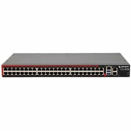 Opengear CM8148-10G Device Server - 1,95 GB - DDR4 SDRAM - Verdrilltes, Glasfaserleitung - 2 Gesamtzahl Erweiterungssteckp