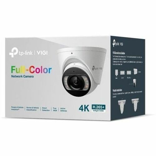 TP-Link S485 8 Megapixel 4K Netzwerkkamera - Farbe - Turret - 30 m Infrarot/Farbe Nachtsicht - H.265+, H.265, H.264, H.264