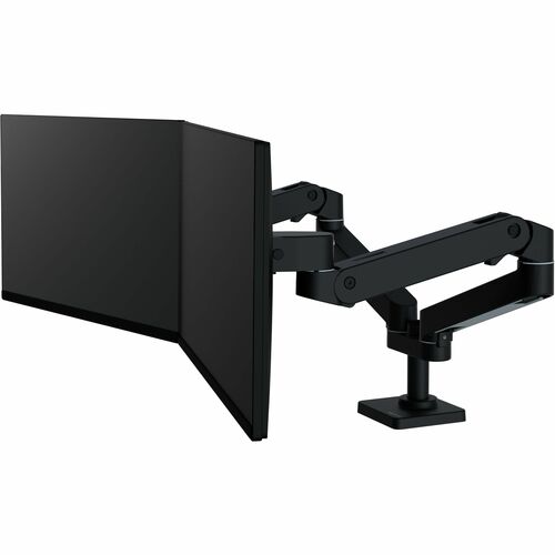 LX Pro Dual Side-by-Side Arm, Two Monitor Mount - Black