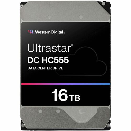 WD Ultrastar DC HC555 WUH722016CL5201 16 TB Hard Drive - 3.5" Internal - SAS - Energy-assisted Perpendicular Magnetic Reco
