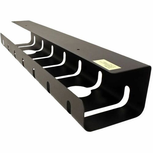 Roline Cable Organizer - Black - 2 Piece Pack - Cable Tray - 1.1 m Length