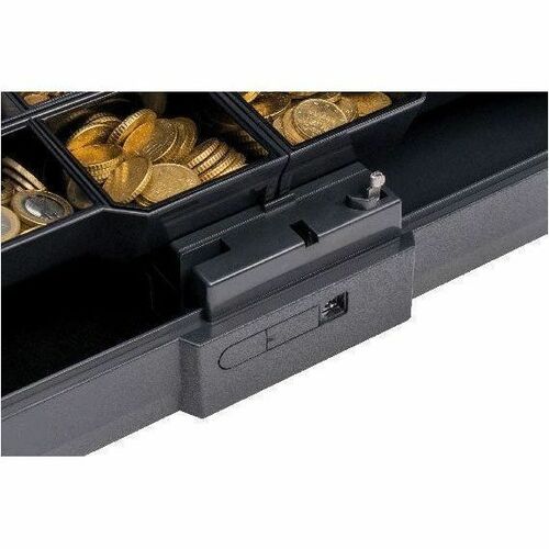 ANKER SCC Neo Kassenlade - 4 Banknotenfächer - 8 Münzfächer - ABS - Anthrazit - 100 mm Höhe x 459 mm Breite x 155 mm Tiefe