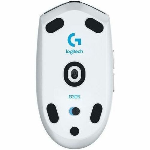 Ratón de juego Logitech G LIGHTSPEED G305 - USB - Óptico - 6 Botón(es) - 6 Programmable Button(s) - Blanco - Inalámbrico -