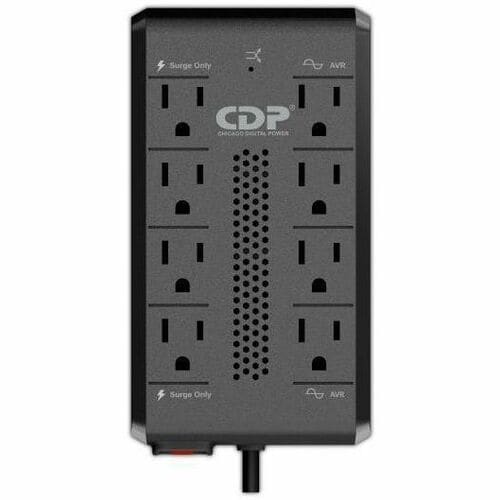 Acondicionador de línea CDP RAVR1408 - Sobrecarga, Sobrecarga protección - NEMA 5-15R - 120V AC Entrada - 1.41kW - 700W - 