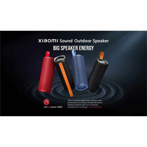 Xiaomi Sound MDZ-38-DB Pórtatil Bluetooth Sistema de Altavoces - 30W RMS - Rojo - Batería Recargable - 1