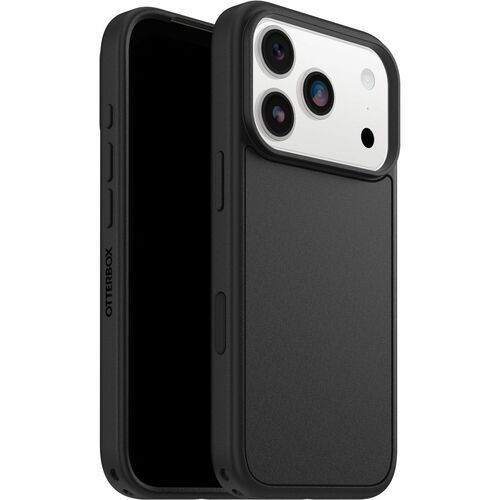 OtterBox Symmetry Case for Apple iPhone 17 Pro Smartphone - Black - 1 Poly Bag - Drop Resistant, Scratch Resistant - Wirel
