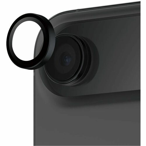 PanzerGlass Hoops Camera Lens Protector - Black - Glass, Silicone, Aluminium