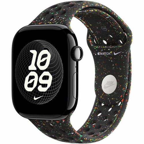 Apple Adjustable Smartwatch Band - Small (S)/Medium (M) - Pin-and-tuck Attachment - Midnight Black - Aluminium