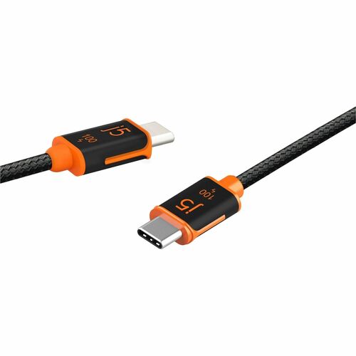 j5create JUCX25L30-N 3 m USB-C Cabo de transferência de dados - 1 - Cable for Tablet, Smartphone, Notebook, Computador sec