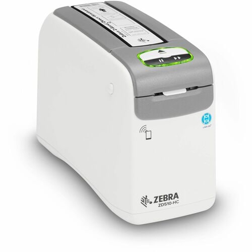 Zebra ZD510-HC Healthcare, Hospitality Direct Thermal Printer - Monochrome - Desktop - Wristband Print - Fast Ethernet - U