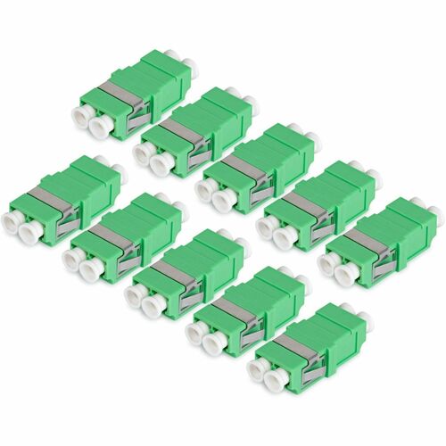 StarTech.com LC auf LC Kupplung 10er Pack, OS2 Singlemode LC Glasfaser Kupplung im SC-Formfaktor ohne Flansch, LC/APC Dupl