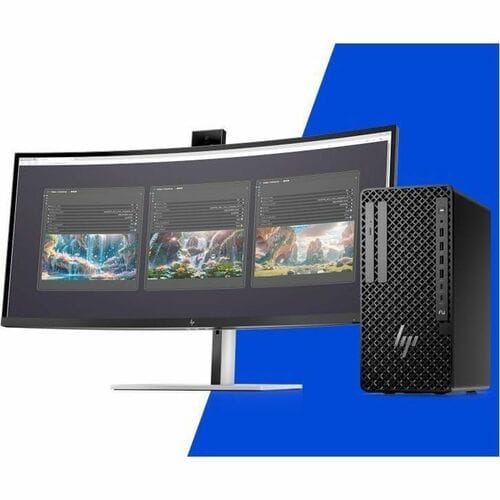 HP Z1 G1i Desktop Computer - Intel Core Ultra 7 265 - 16 GB - 512 GB PCI Express NVMe SSD - Tower - Black - Intel Q870 Chi