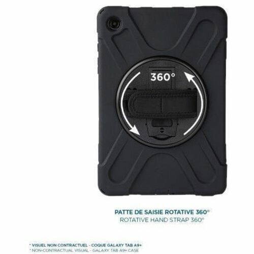 MOBILIS Rugged Carrying Case Samsung Galaxy Tab Active5 Pro, Galaxy Tab Active4 Pro Tablet - Black - Shock Absorbing, Drop