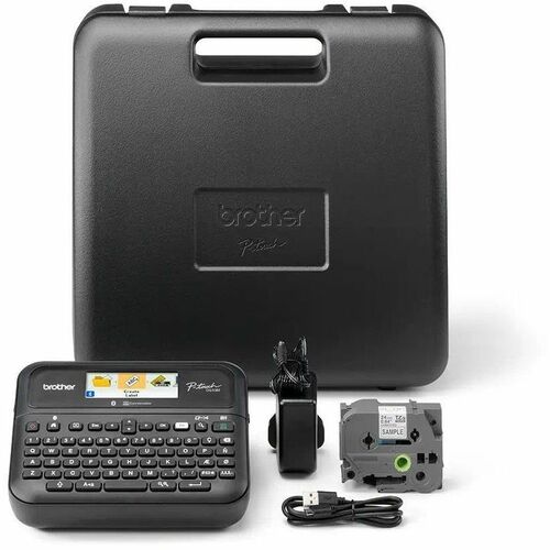 Brother P-touch PT-D610BTVP Electronic Label Maker - Thermal Transfer - 30 mm/s Mono - 27 Fonts - 8 Font Size - 17 Text St