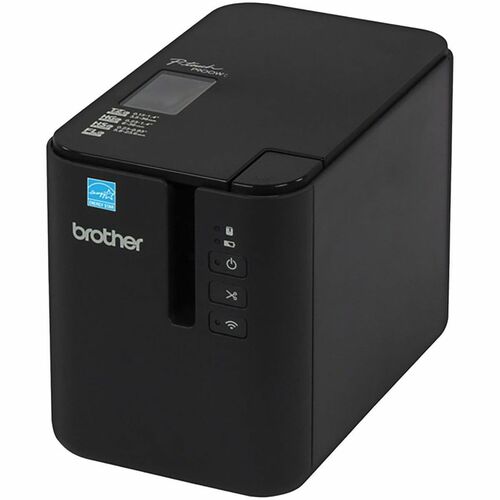 Brother PT-P900Wc Desktop Thermal Transfer Printer - Monochrome - Label Print - USB - Serial - Wireless LAN - With Cutter 