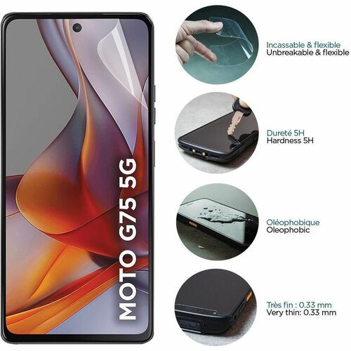 SCREEN PROTECTOR ANTI-SHOCK IK06 - CLEAR FOR MOTOROLA MOTO G