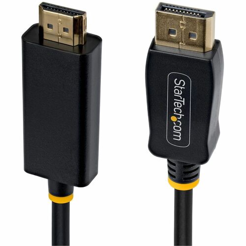 StarTech.com 3 m DisplayPort/HDMI A/V Cable - 1 - Cable for Audio/Video Device, Monitor, Security System, Switch - First E