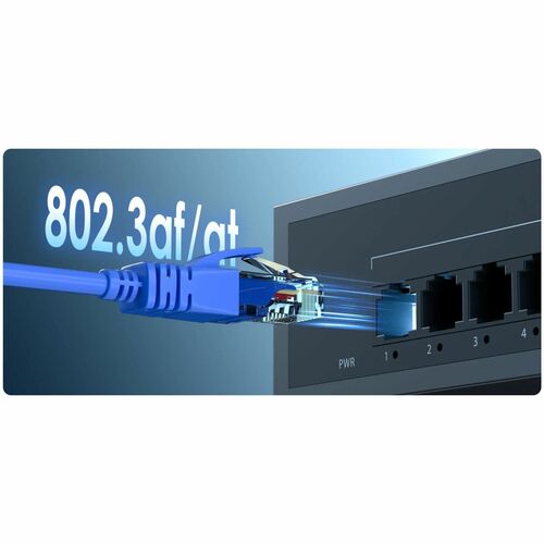 Switch Ethernet Imou SF106P 6 Porte - Ethernet, Fast Ethernet - 2 Layer supportato - 45 W Budget PoE - Coppia incrociata -