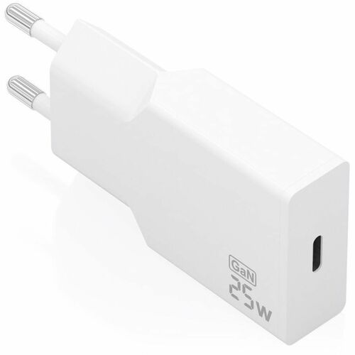 CARGADOR GAN ULTRA DELGADO 25W 1XUSB-C PD3.0 BLANCO