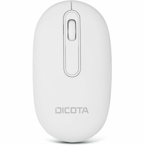 Dicota Mouse - Bluetooth/Radio Frequency - USB Type A, USB Type C - Optical - White - Wireless - 2.40 GHz - Rechargeable -