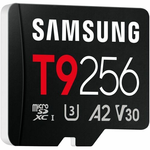 ""Carte microSDXC Samsung MB-MH256T - 256 Go - Classe 10/UHS-I (U3) - V30 - 200 Mo/s en Lecture - 130 Mo/sSpaceen Écriture""
