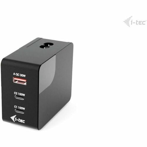 i-tec 100 W AC Adapter - Universal Adapter - 3 USB - 2 USB Type-C - For Notebook, Tablet PC, Smartphone, Earbud, Smart Wat