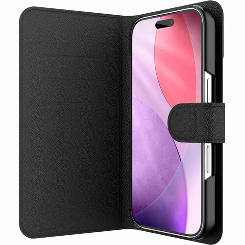 ifrogz Defence Tasche (Folie) Apple iPhone 17 Pro Smartphone - Schwarz - PU-Leder, Polycarbonat, Plastik Körper