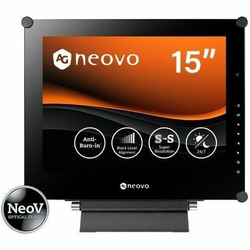AG Neovo SX-15G 15" Class XGA LED Monitor - 4:3 - 38.1 cm (15") Viewable - Thin Film Transistor (TFT) - LED Backlight - 10