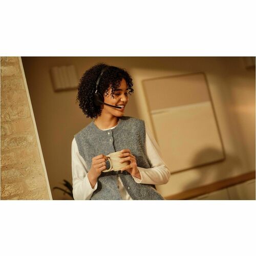 Jabra Evolve3 65 Wired/Wireless On-ear, Over-the-head Mono Headset - Microsoft Teams Certification - Monaural - Supra-aura