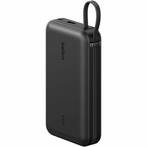 Belkin UltraCharge Stromspeicher - Schwarz - für iPhone, Smartphone, Android-Gerät, USB Typ C Gerät, Tablet-PC, iPad, iPad