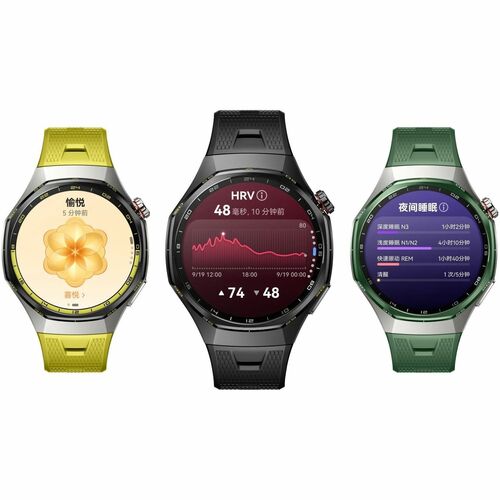 Huawei WATCH GT 7 Pro Smart Watch - Black Band Color - Titanium Alloy Case Material - Fluoroelastomer Band Material - Acce