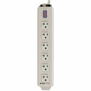 Eaton Tripp Lite Series Power It! 6-Outlet Power Strip, 15 ft. (4.57 m) Cord, 5-20P Plug, Metal Housing - NEMA 5-20P - 6 N