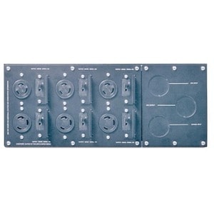 APC by Schneider Electric SBP10KRMI4U Bypass-Schalter - 8 x IEC 320-C13, 2 x IEC 320-C19 - 20 kW - 220 V AC - 100 A, 100 A