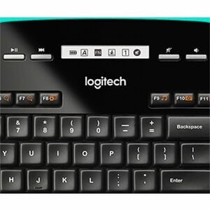 Logitech MK710 Wireless Keyboard and Mouse Combo for Windows, 2.4GHz Advanced Wireless, Wireless Mouse - USB Wireless RF 2