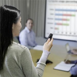 Kensington Presenter Expert Presentation Pointer - Radio Frequency - USB - Laser - 4 Button(s) - Black - Wireless - 50 m -