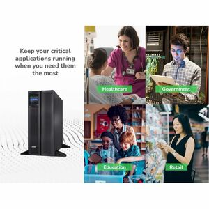 APC Smart-UPS X, Line Interactive, 3kVA, Rack/tower convertible 4U, 100V-127V, 6x 5-15R+3x 5-20R+1x L5-30R NEMA, NMC, Exte