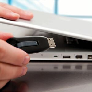 Microban Store 'n' Go V3 128 GB USB 3.2 (Gen 1) Type A Flash Drive - Grey - 80 MB/s Read Speed - 25 MB/s Write Speed - 2 Y