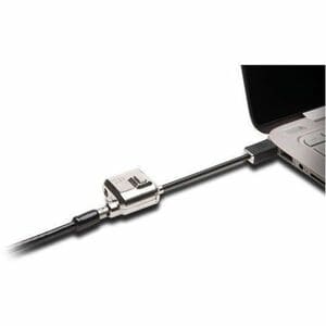 Kensington MiniSaver Cable Lock - 1.83 m Cable - Keyed Lock - Black - Carbon Steel
