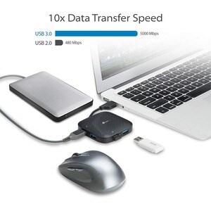 TP-Link UH400 USB-Hub - USB 3.0 Typ A - Extern - 4 Total USB Port(s) - 4 USB 3.0 Port(s) - Mac, Linux, PC
