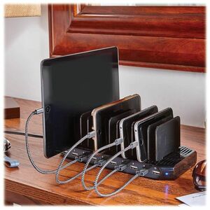 Tripp Lite by Eaton 10-Port USB Charger with Built-In Storage - 1 Each - 12 V DC Input - 5 V DC/2.40 A Output