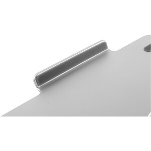 Raised and Rotatable Aluminium Laptop Stand - Up to 43.2 cm (17") Screen Support - 24 cm Depth - Desktop - Silicone, Brush