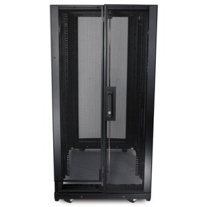 APC by Schneider Electric NetShelter SX 24U Floor Standing Enclosed Cabinet Rack Cabinet for Server, Storage - 482.60 mm R