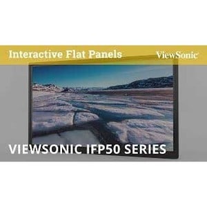 ViewSonic IFP8650 86" ViewBoard 4K Interactive Display, 20-Point Touch HDMI, DisplayPort - ViewBoard IFP8650 - 4K UHD Mult