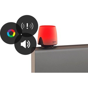 Kuando Busylight UC Optische Gesprächsanzeige/Präsenzanzeige - Kabel - Visual, Akustisch - USB - Klebehalterung, Magnet-Ha