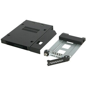 Icy Dock ToughArmor MB411SKO-B Drive Bay Adapter for 5.25" - Serial ATA/600 Host Interface Internal - Black - 1 x Total Ba