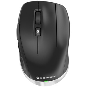 Souris Optique 3Dconnexion CadMouse - Bluetooth/Radio Fréquence - USB - 7 Bouton(s) - Noir, Argenté - Câble/sans fil - 2,4