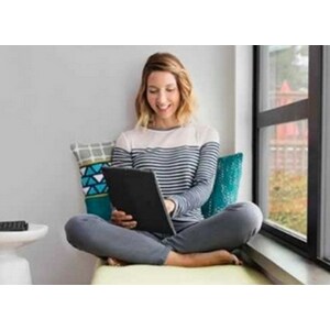 Logitech Slim Combo Keyboard/Cover Case for 26.7 cm (10.5") Apple iPad Pro Tablet - Black - Spill Resistant - Plastic, Fab